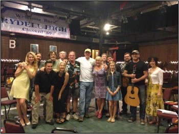 The cast of No Kin to Elvis -- June 23, 2014, Chaffin's Barn Theater, Nashville.