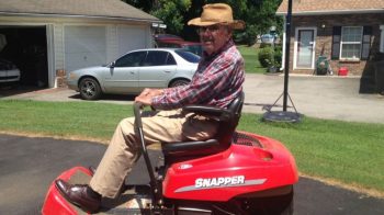 Jack at 93, still in the saddle. 